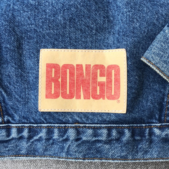 Like new! - Vintage BONGO 100% Cotton Denim Jean Jacket - Made in the USA - Picture 4 of 10